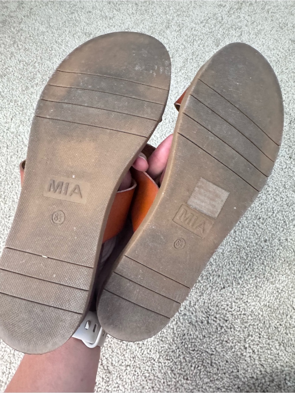 Mia Leather Sandals Women’s 8.5 - Picture 3 of 4